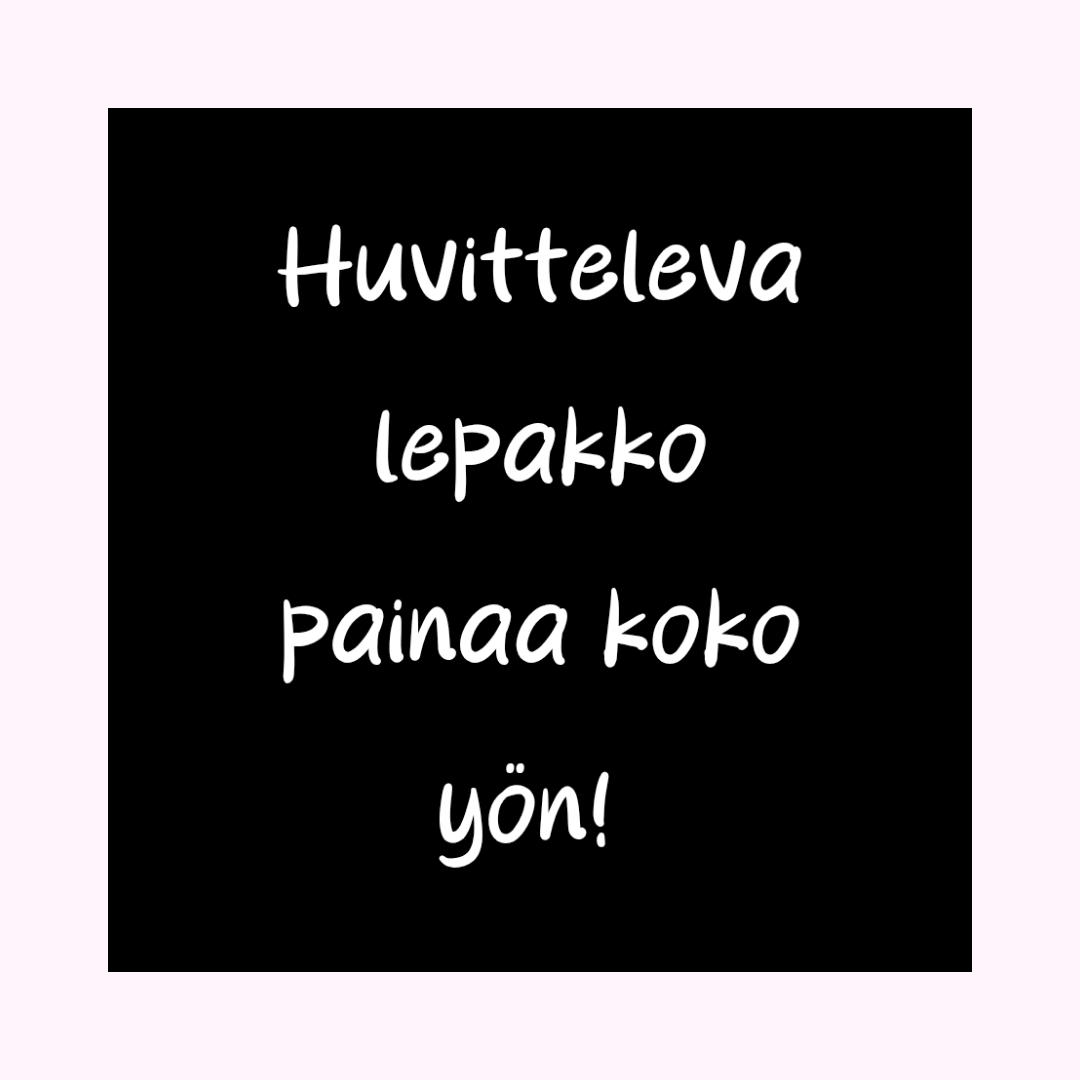 Magneetti "Huvitteleva lepakko painaa koko yön"