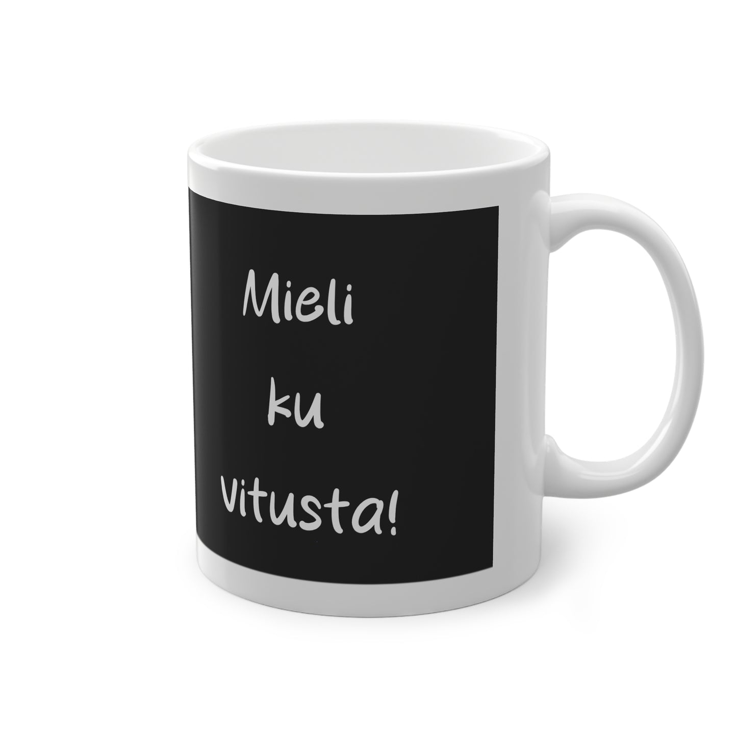 Muki "Mieli ku vitusta", musta