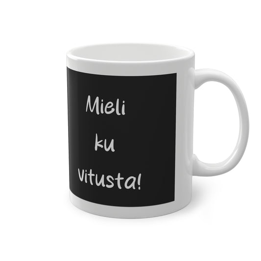 Muki "Mieli ku vitusta", musta