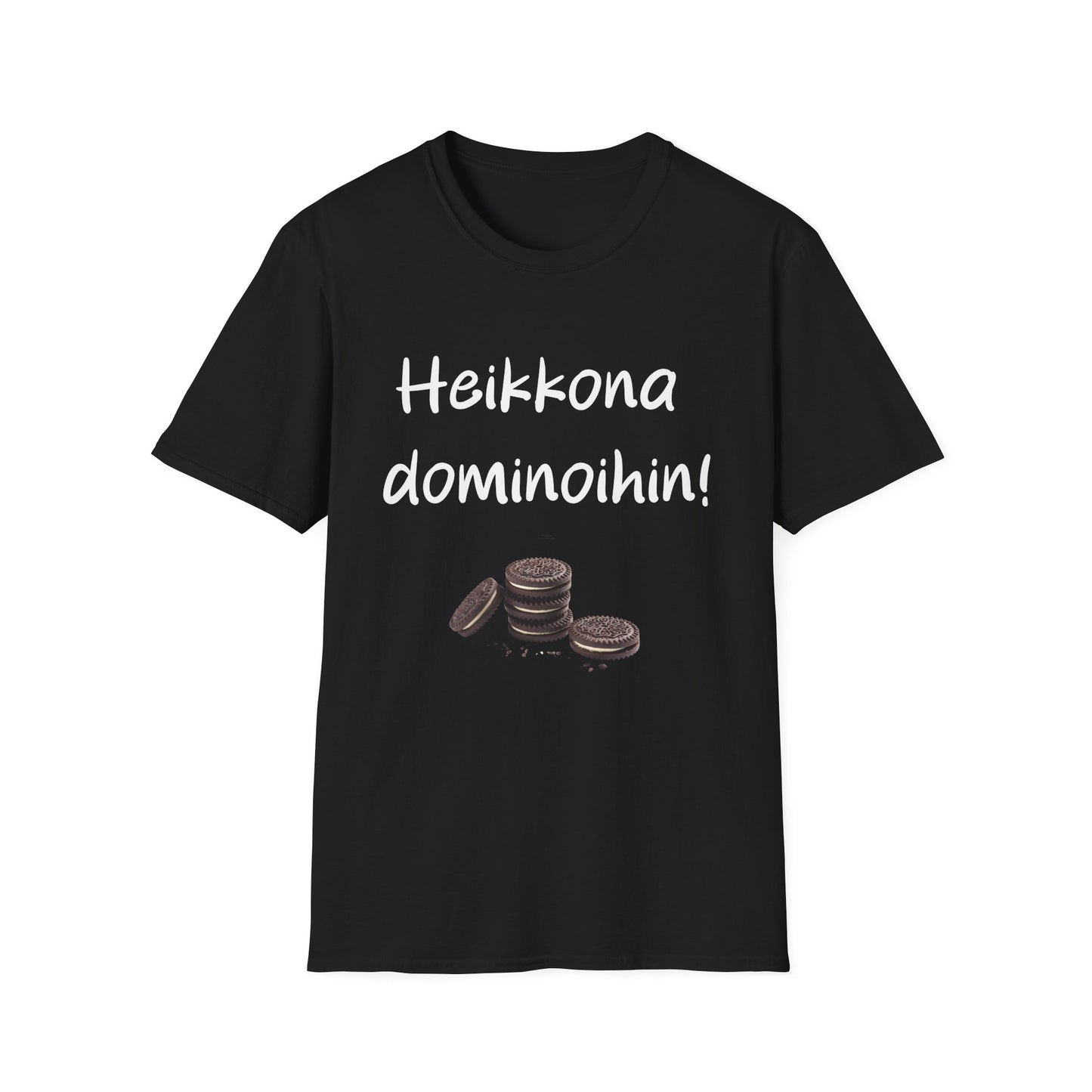 T-paita "Heikkona dominoihin"