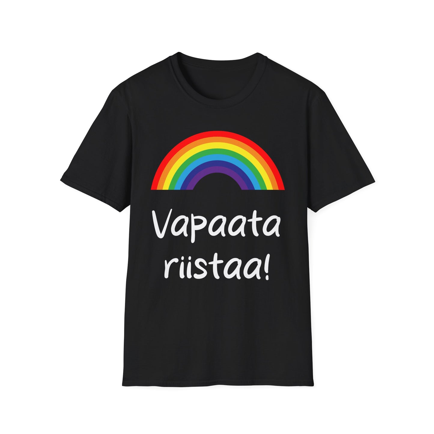 T-paita "Vapaata riistaa" 🏳️‍🌈