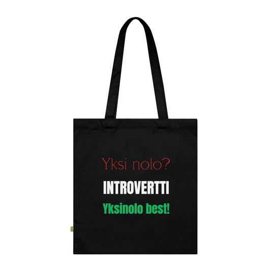 Kangaskassi "Yksi nolo? INTROVERTTI"
