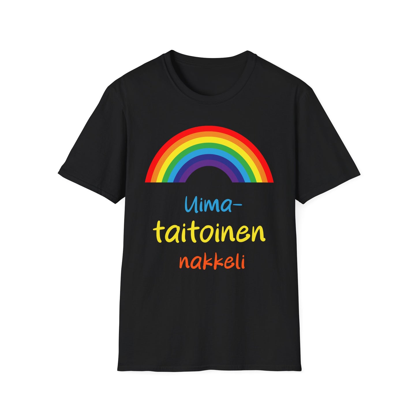 T-paita "Uimataitoinen nakkeli" 🏳️‍🌈