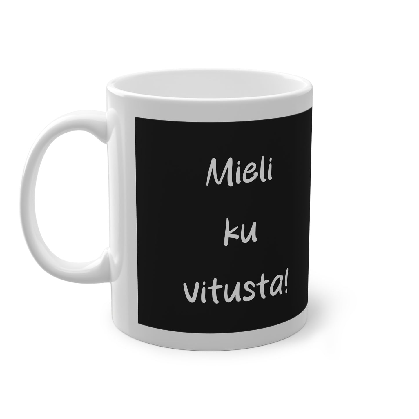 Muki "Mieli ku vitusta", musta