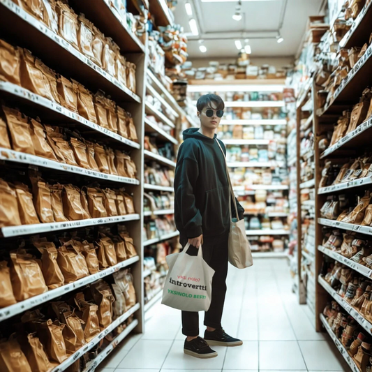 Kangaskassi Yksi nolo introvertti - yksinolo best!