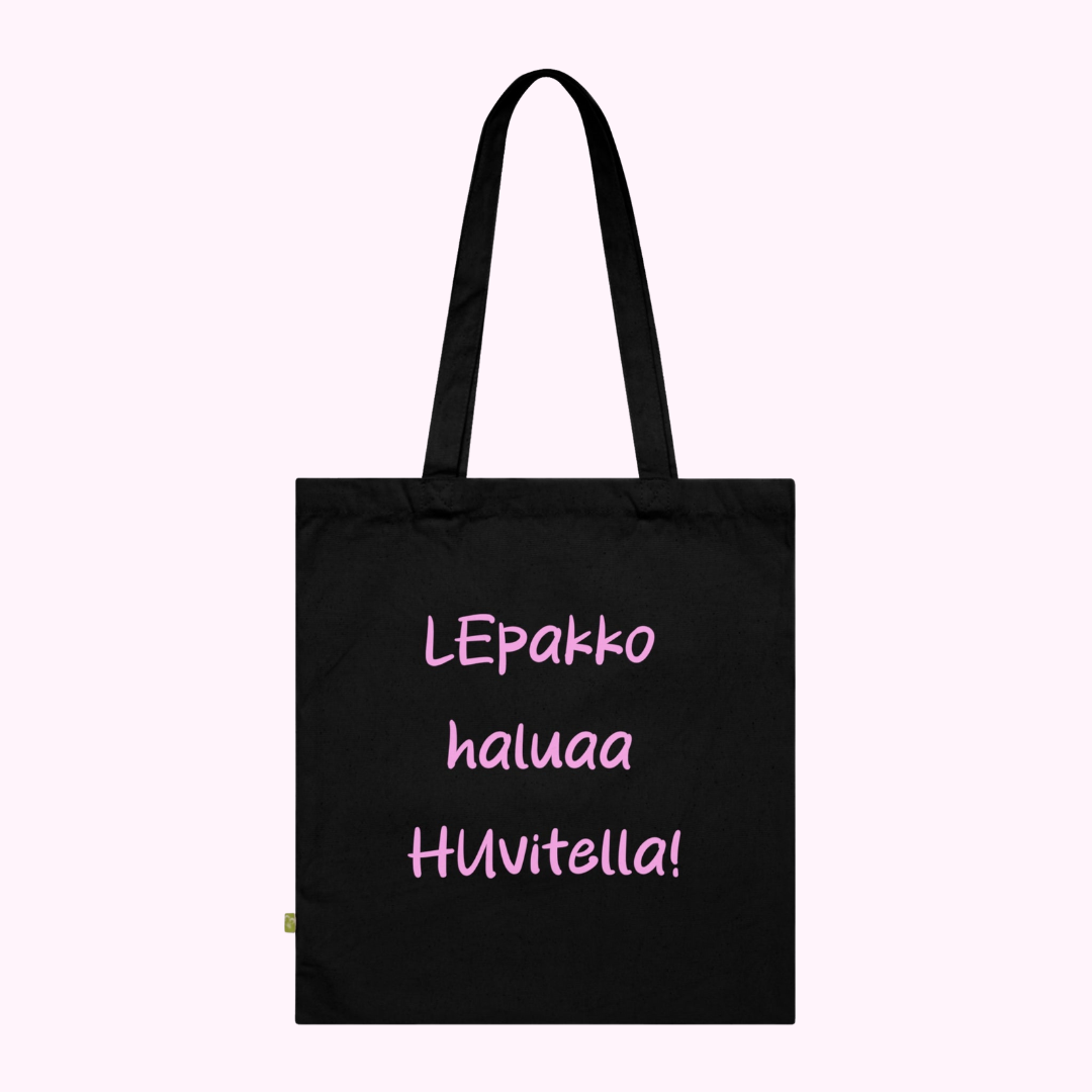 Kangaskassi "LEpakko haluaa HUvitella" 🏳️‍🌈
