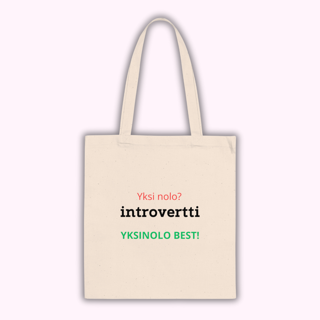 Kangaskassi Yksi nolo introvertti - yksinolo best!