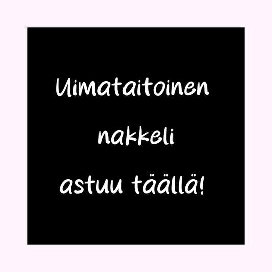 Magneetti "Uimataitoinen nakkeli astuu täällä!"