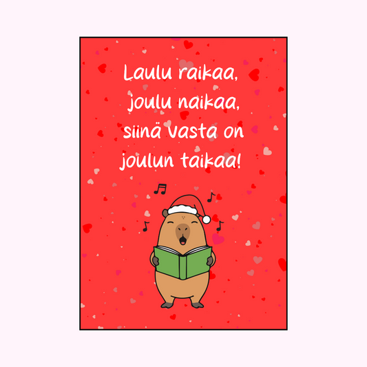 Joulukortti "Joulun taikaa"