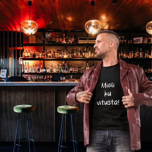 T-paita "Mieli ku vitusta!"