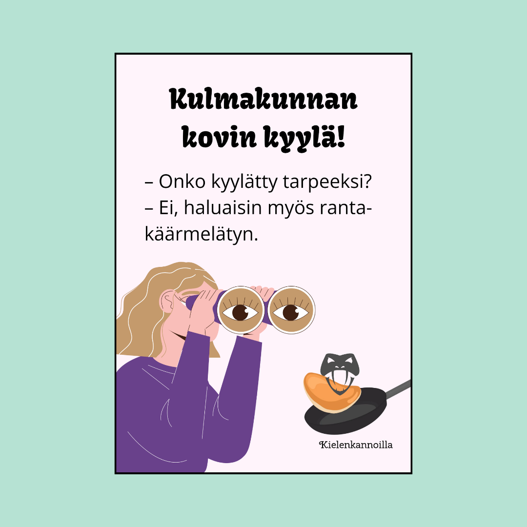 Juliste "Kulmakunnan kovin kyylä!"