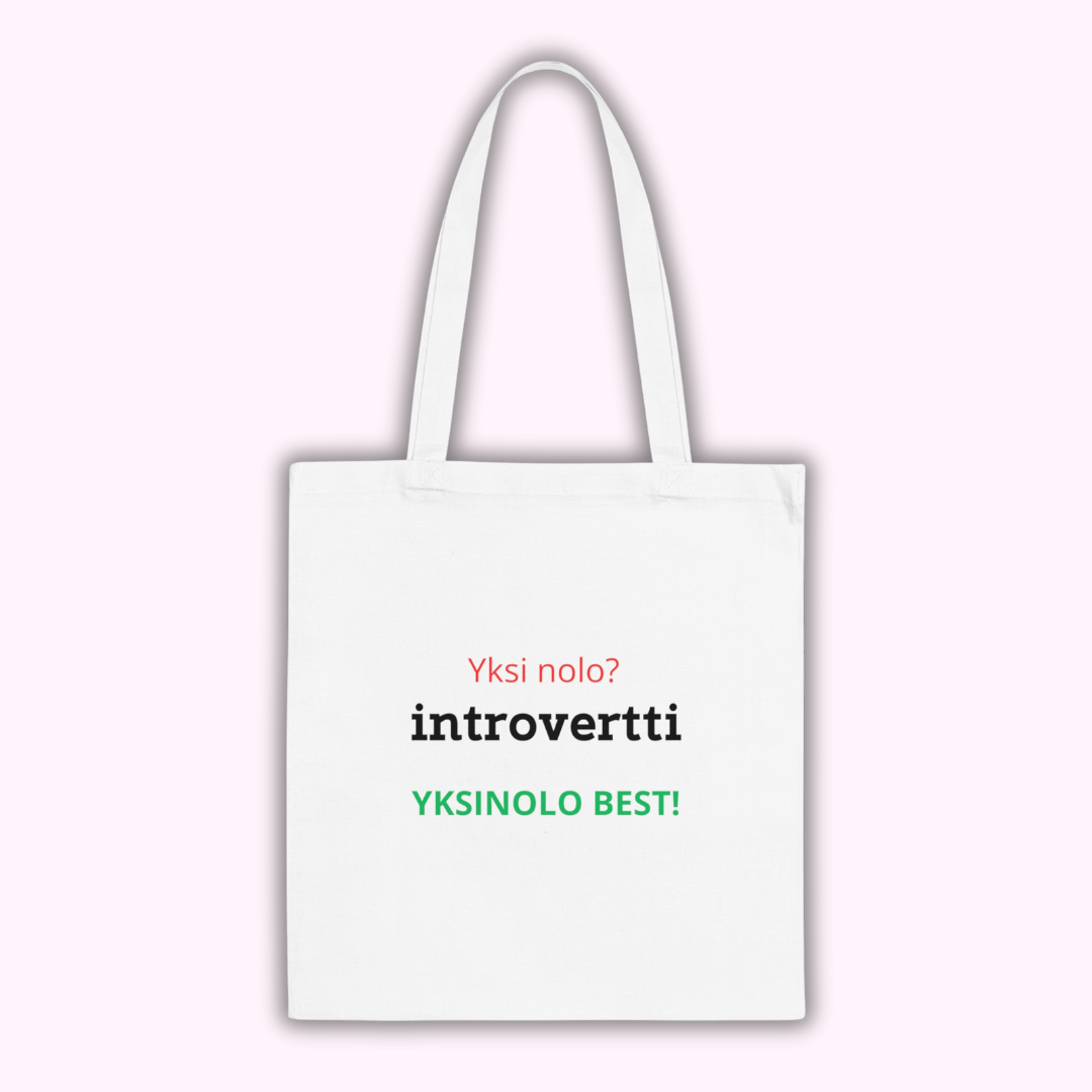 Kangaskassi Yksi nolo introvertti - yksinolo best!