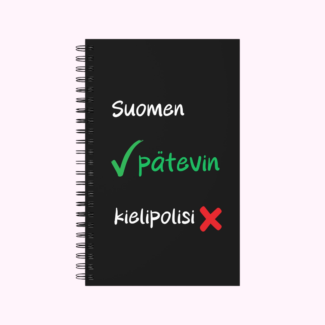 Muistikirja "Suomen pätevin kielipolisi"