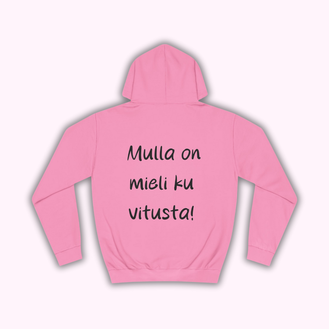 Huppari "Mulla on mieli ku vitusta"