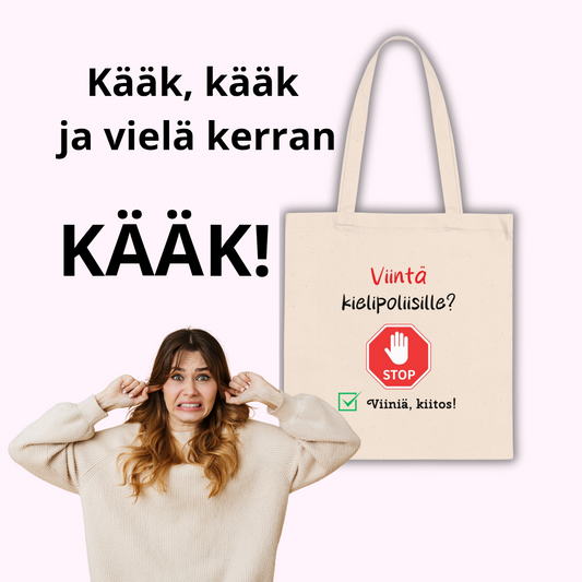 Kangaskassi "Viintä kielipoliisille?"