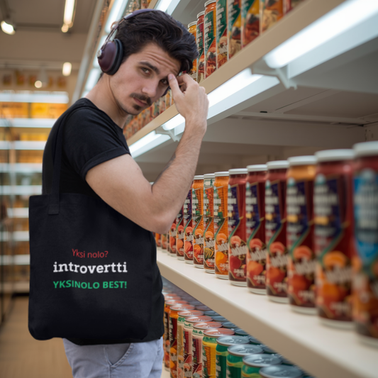 Kangaskassi "Introvertti piilossa"